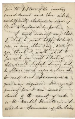 Lot #303 Austen Henry Layard Autograph Letter Signed - Image 2