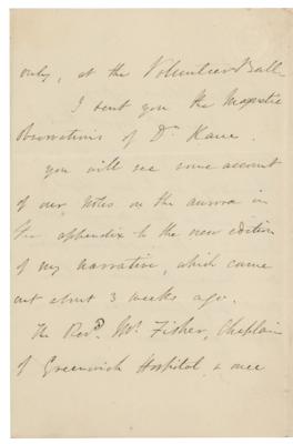 Lot #323 Francis Leopold McClintock Autograph Letter Signed - Image 2