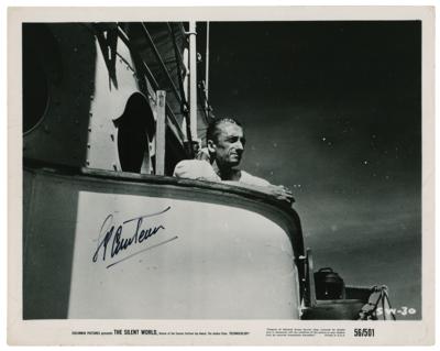 Lot #225 Jacques Cousteau Signed Photograph