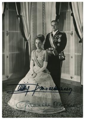 Lot #353 Princess Grace and Prince Rainier Signed