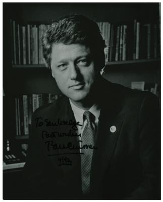 Lot #40 Bill Clinton Signed Photograph - Image 1