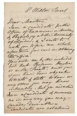 Lot #136 Henry Gray Autograph Letter Signed - Image 2