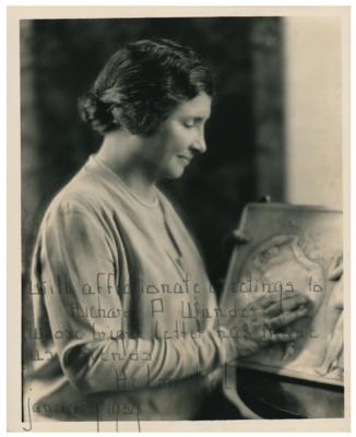 Lot #102 Helen Keller Signed Photograph