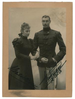 Lot #292 King Christian X and Queen Alexandrine Signed Photograph