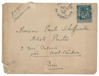 Lot #634 Paul Gauguin Autograph Letter Signed - Image 2