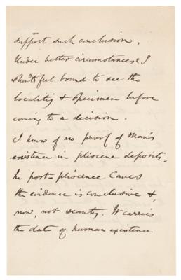 Lot #340 Richard Owen Autograph Letter Signed - Image 2