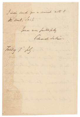 Lot #368 Edward Sabine Autograph Letter Signed - Image 2