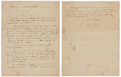 Lot #795 Camille Saint-Saens Collection of (16) Autograph Letters Signed - Image 13