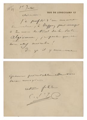 Lot #795 Camille Saint-Saens Collection of (16) Autograph Letters Signed - Image 15