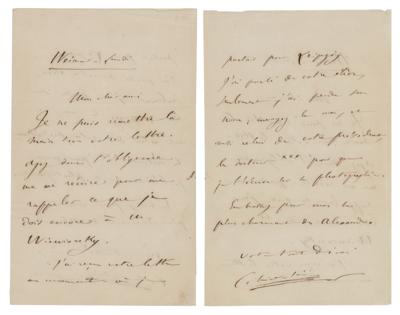 Lot #795 Camille Saint-Saens Collection of (16) Autograph Letters Signed - Image 16