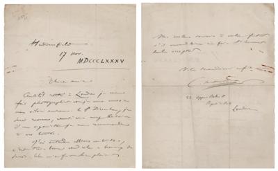Lot #795 Camille Saint-Saens Collection of (16) Autograph Letters Signed - Image 2