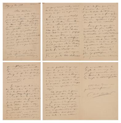 Lot #795 Camille Saint-Saens Collection of (16) Autograph Letters Signed - Image 4