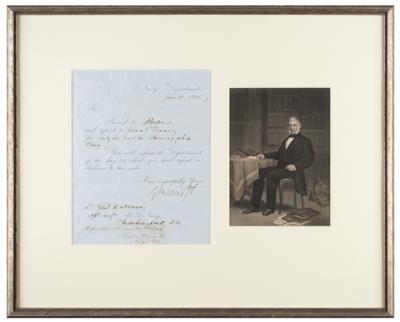Lot #189 George Bancroft Document Signed - Image 3