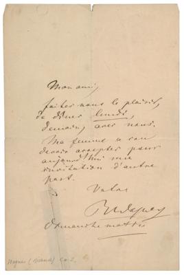 Lot #740 Richard Wagner Autograph Letter Signed