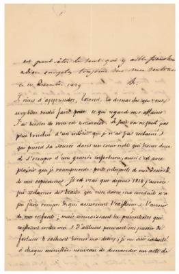 Lot #192 Hortense de Beauharnais Autograph Letter Signed - Image 2