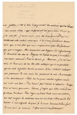 Lot #192 Hortense de Beauharnais Autograph Letter Signed - Image 3