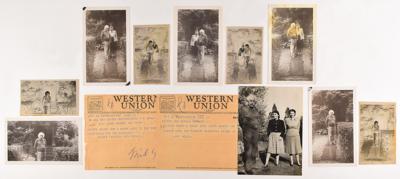 Lot #129 Albert Einstein Signed Photograph with (5) Candids - Image 2
