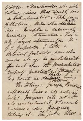 Lot #268 Joseph Dalton Hooker Autograph Letter Signed - Image 8