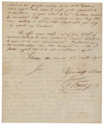 Lot #209 Marc Isambard Brunel Autograph Letter Signed - Image 2
