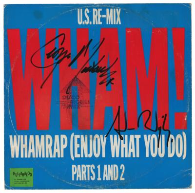 Lot #910 Wham! Signed Album - Image 1