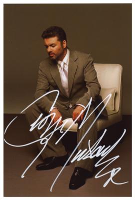 Lot #904 George Michael Signed Photograph
