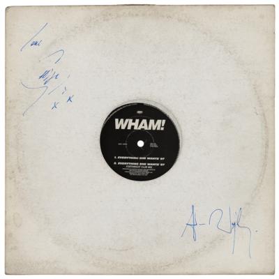 Lot #912 Wham! Signed Album - Image 1