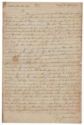 Lot #151 James Watt Autograph Letter Signed - Image 2