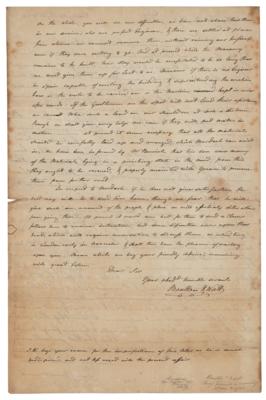 Lot #151 James Watt Autograph Letter Signed - Image 4