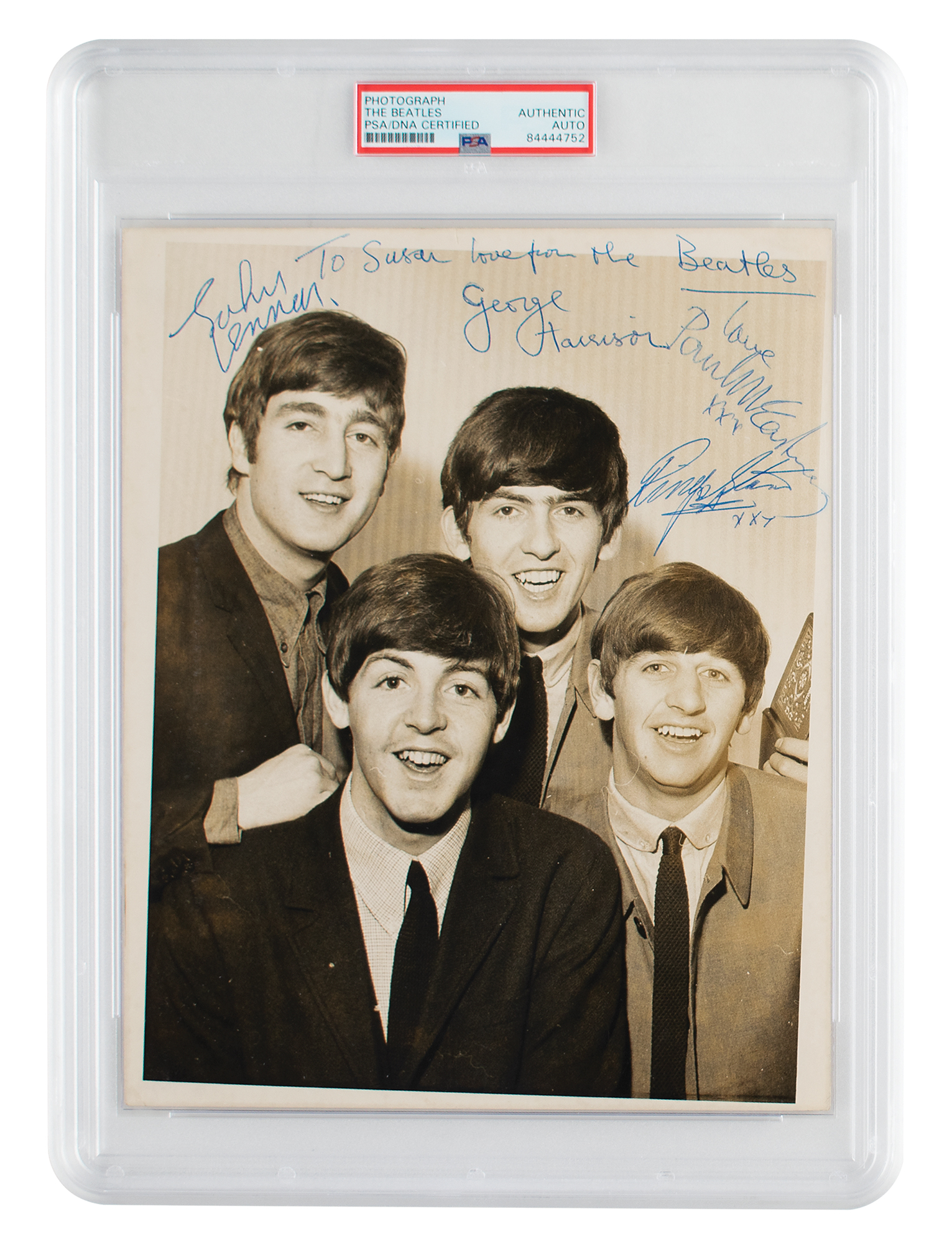 Lot #746 Beatles Signed Photograph