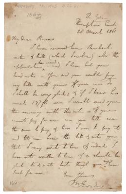 Lot #133 Michael Faraday Autograph Letter Signed