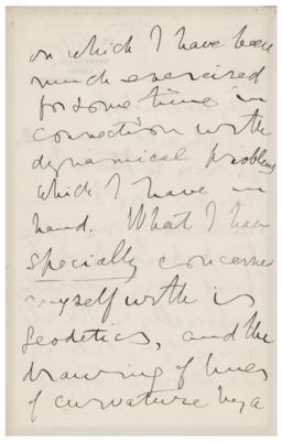 Lot #411 William Thomson, 1st Baron Kelvin Autograph Letter Signed - Image 2