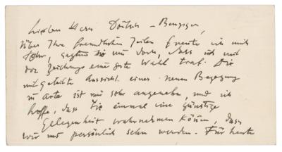 Lot #636 Paul Klee Autograph Letter Signed - Image 2