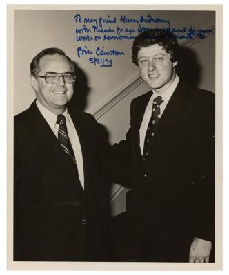 Lot #41 Bill Clinton Signed Photograph