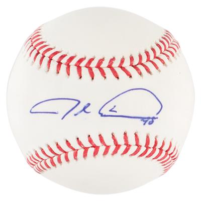 Lot #955 Jacob deGrom Signed Baseball - Image 1