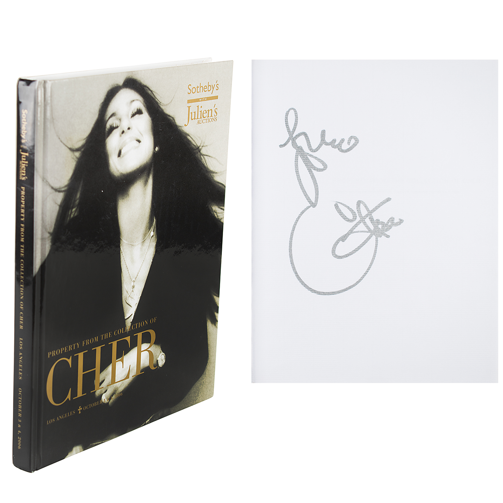 Lot #892 Cher Signed Book