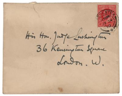 Lot #694 Thomas Hardy Autograph Letter Signed - Image 3