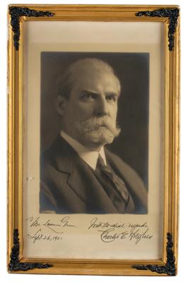 Lot #272 Charles Evans Hughes Signed Photograph - Image 2