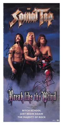 Lot #878 Spinal Tap Signed Poster - Image 1