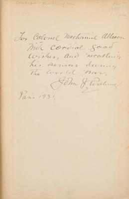 Lot #497 John J. Pershing Signed Book - Image 2