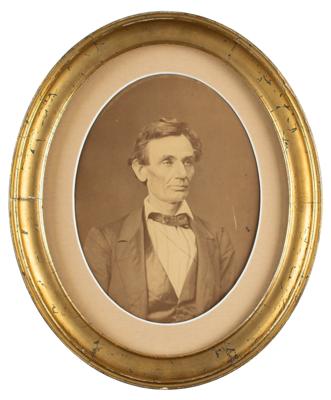 Lot #8 Abraham Lincoln Original Hesler-Ayres Photograph
