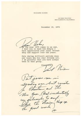 Lot #24 Richard Nixon (2) Typed Letters Signed - Image 1