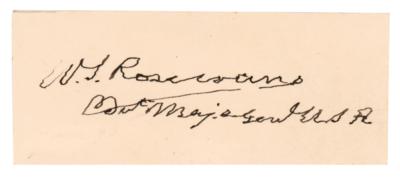 Lot #503 William S. Rosecrans Signature - Image 1