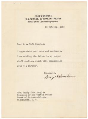 Lot #51 Dwight D. Eisenhower Typed Letter Signed
