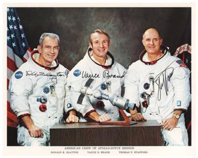 Lot #559 Apollo-Soyuz Signed Photograph