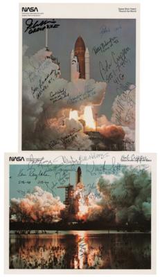 Lot #561 Astronauts (2) Signed Photographs with (28) Autographs