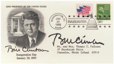 Lot #42 Bill Clinton Signed Inauguration Cover