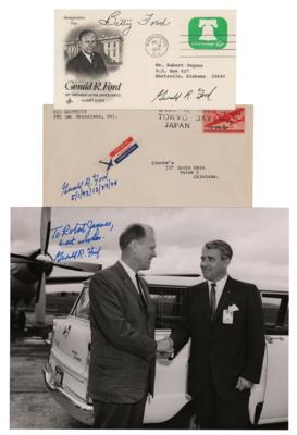 Lot #54 Gerald Ford (3) Signed Items - Image 1