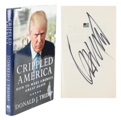Lot #90 Donald Trump Signed Book - Image 1