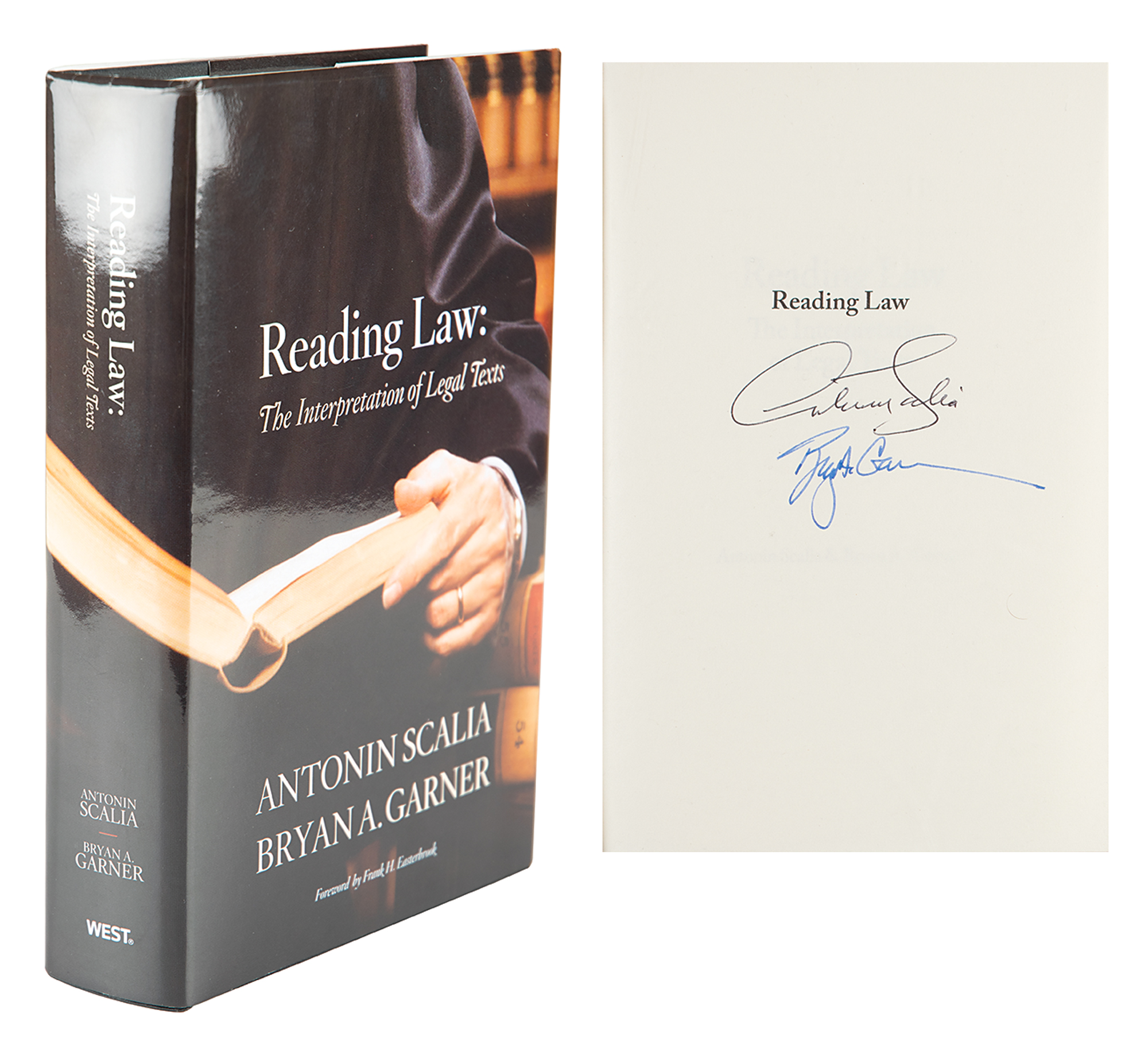 Lot #377 Antonin Scalia Signed Book