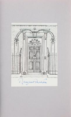 Lot #406 Margaret Thatcher Signed Book - Image 2